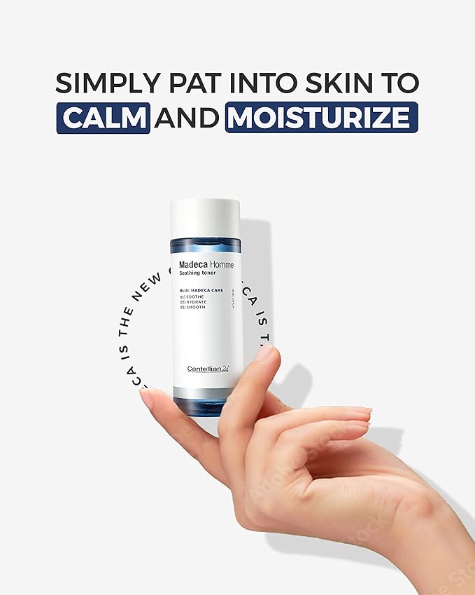 Centellian 24 Madeca Homme All-in-One Moisture Essence (4.2fl oz) - Soothing, Moisturizing, Smoothing. Multi-Functional Korean Total Skin Care for Men. Travel Essentials, TECA, Centella Asiatica