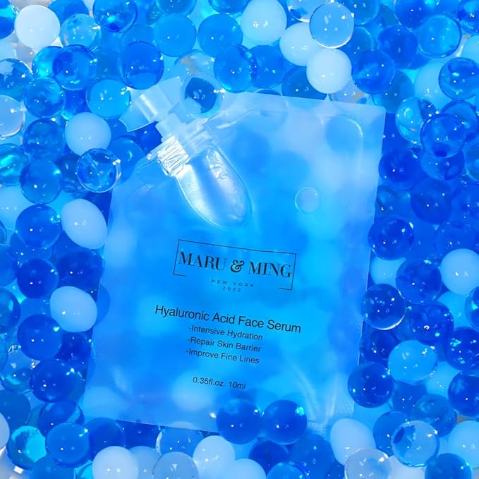 Tres Amigos Collection/Organic Hyaluronic Acid, Vitamin C, Collagen Korean Face Serums 1 oz. Total Weight