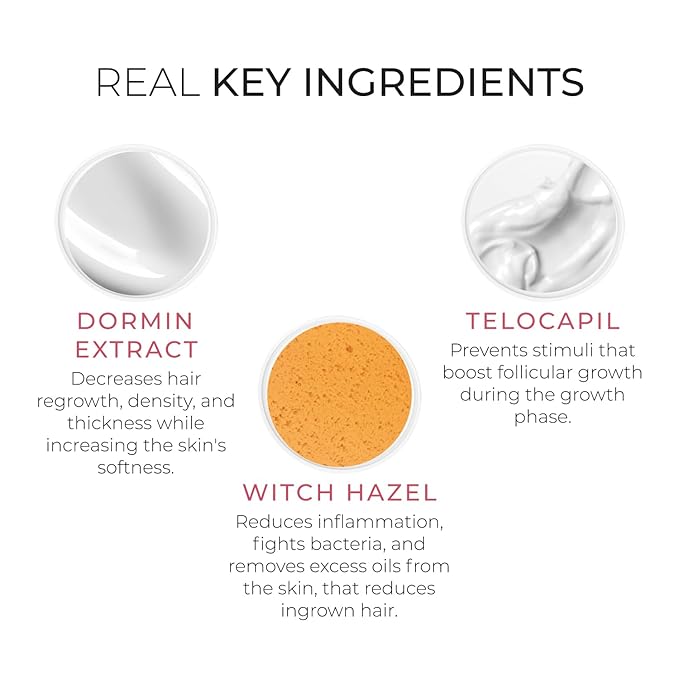 DS Labs Keramene Hair Inhibitor for Face & Body - Reduces Hair Visibility, Softens Texture, Minimizes Growth Over Time, Paraben-Free Formula with Witch Hazel, With Nanosome Technology, 6 Fl Oz