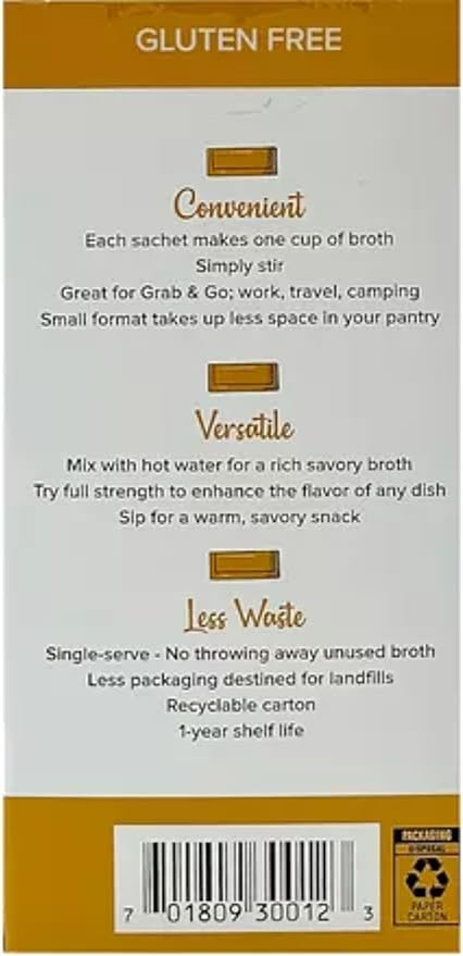 Savory Choice Chicken Broth Concentrate, 5.1 Ounce Box (Pack of 3)