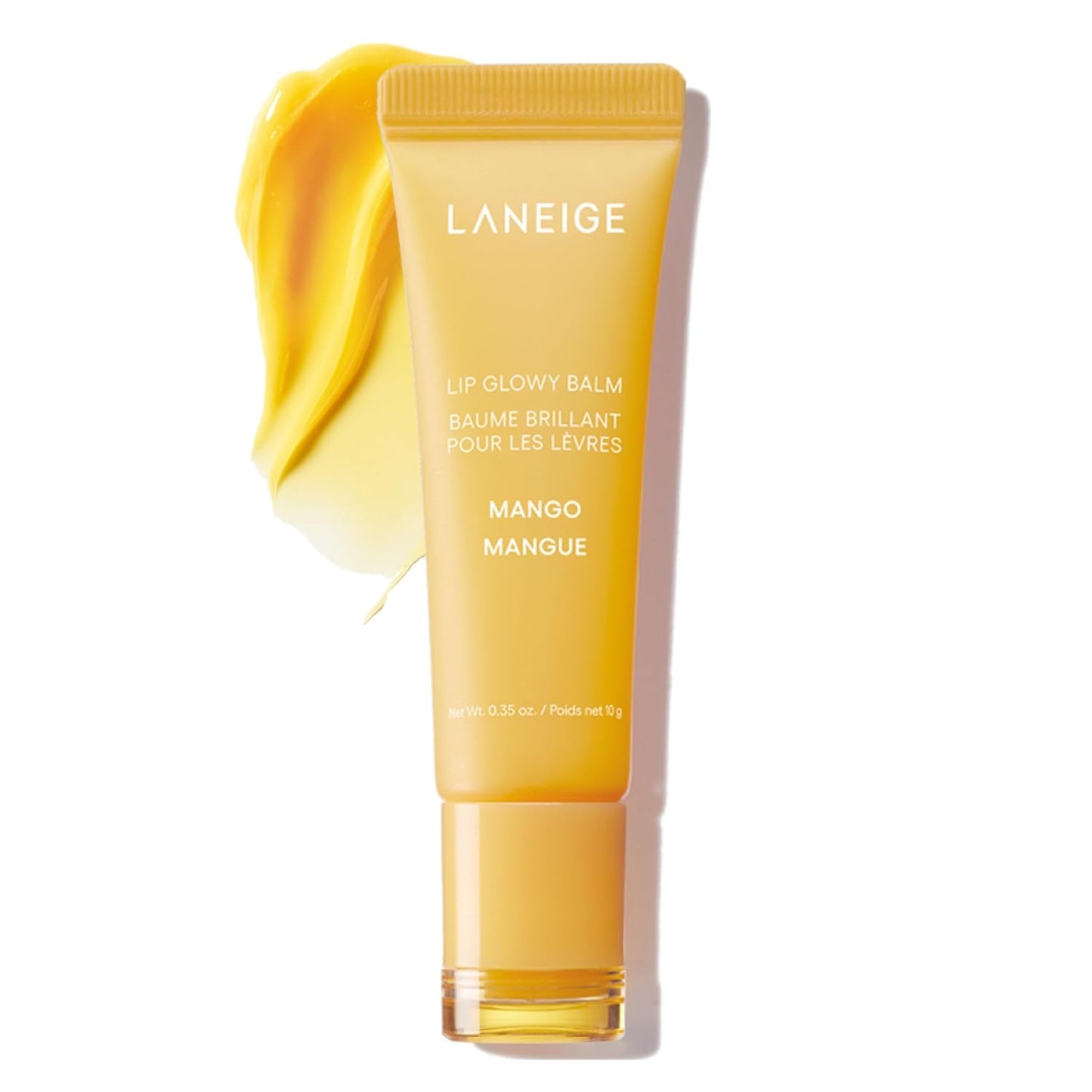 LANEIGE Lip Glowy Balm: Sheer Tinted Lip Moisturizer with Shea Butter, for Hydrating Shine & Soft Lips  (Mango)