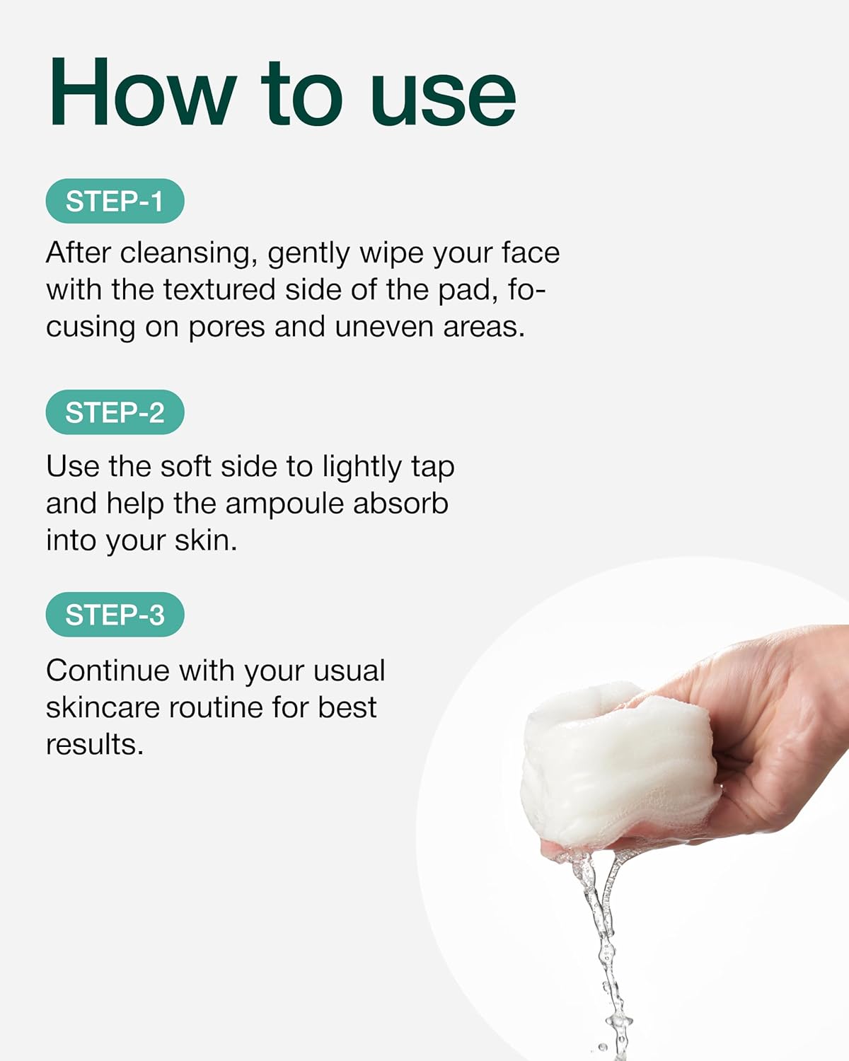 Centellian 24 Madeca Double Tightening Ampoule Pad (5.58fl oz x 60 pcs) - Pore Minimizer, Hydrating & Exfoliating Pads for Smoother Skin Texture, Vegan Certified, Korean Skin Care