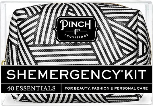 Pinch Provisions Shemergency Kit for Her, 40 Emergency Essential Items, Compact, Multi-Functional Pouch, Gift for Women, Birthday, Bachelorette Parties, and More!
