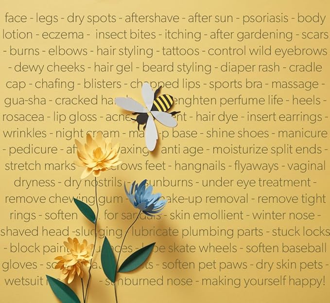 Waxelene Multipurpose Ointment Large Tube, Organic Aerated Balm the Petroleum Jelly Alternative Soothing Botanical Eczema Dry Skin Face Moisturizer