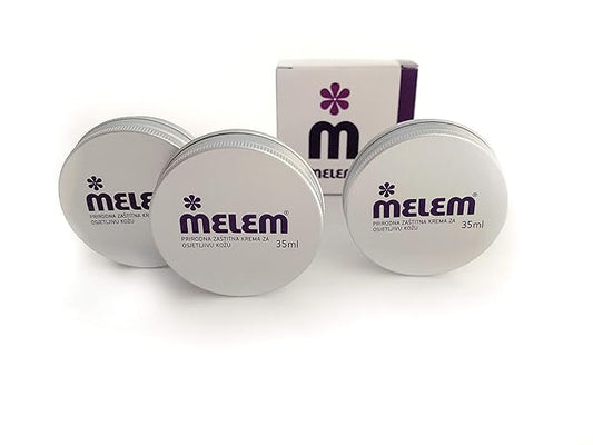 with Lanolin, Moisturizes Dry, Flaky and Cracked Skin, 3 Large Tins (each 1.2 oz.)