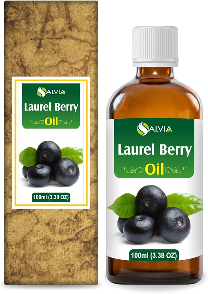 Laurel Berry Oil | Pure and Natural Essential Oil | Use for Hair Care, Skin Care | Used in Soap, Shampoo, Lotion, Serum| DIY Cosmetic Grade 100 ML