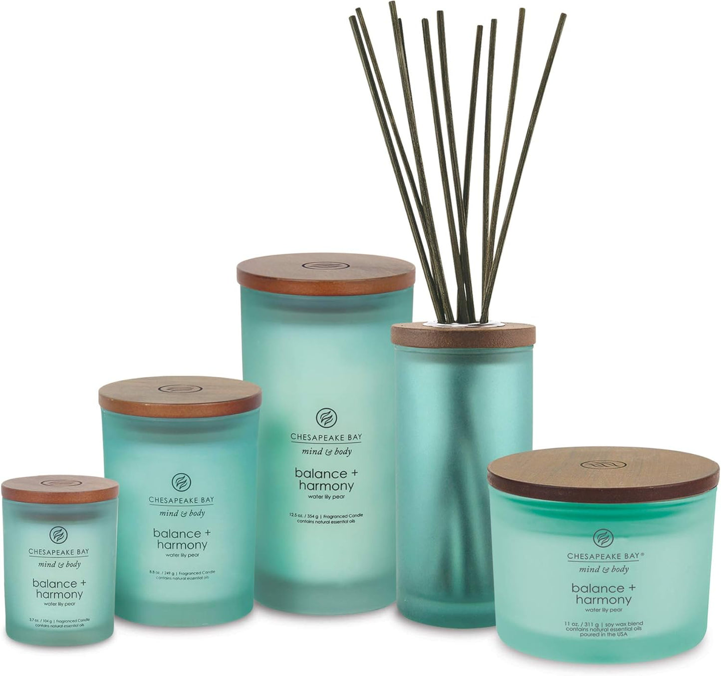Chesapeake Bay Candle Scented Candle Balance + Harmony (Water Lily Pear) Coffee Table Home Décor