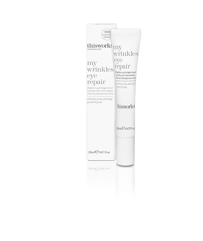 thisworks My Wrinkles Eye Repair, Reduce Eye Wrinkles, Vitamin C + Hyaluronic Acid 20ml