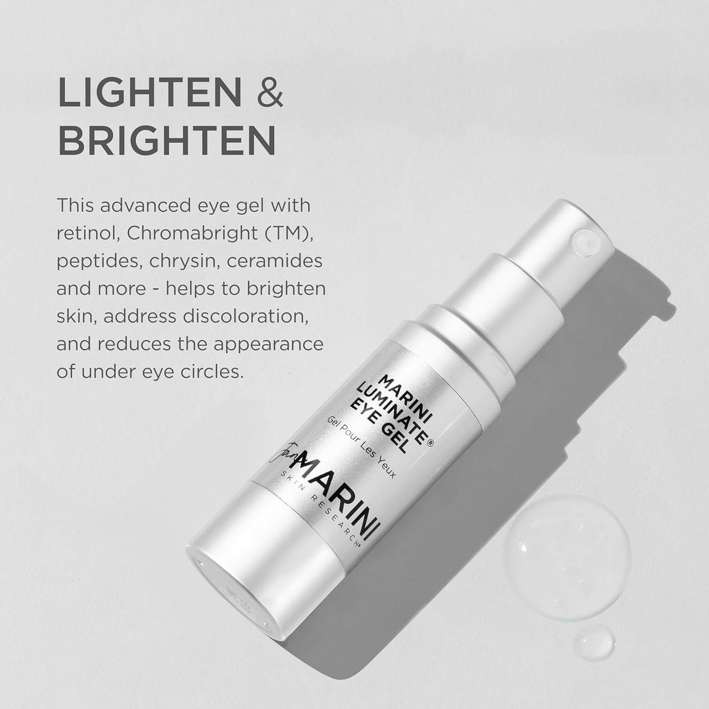 Jan Marini Skin Research Marini Luminate Eye Gel, 0.5 Fl Oz