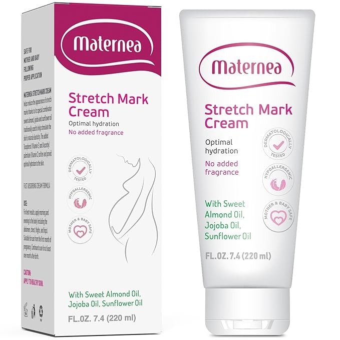 Stretch Mark Cream - Provides Optimal Skin Hydration and Improves its Appearance. 7.44 FL. OZ. (220ml)