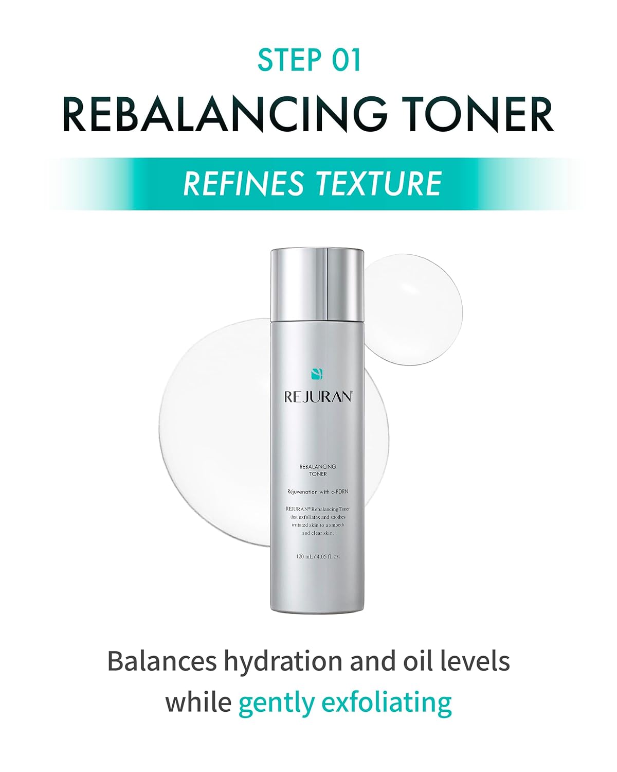 REJURAN® Total Aesthetic Skincare Set, c-PDRN® - Salmon DNA Rejuvenating Daily Skincare Kit for Anti-Aging, Firming & Deep Hydration. Gift Set for Radiant, Youthful Glass Skin. Korean Skincare.