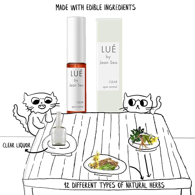 SKIN SOLUTION SET a THREE Step Solution for All Skin Types, Includes Lue by Jean Seo ERASE exfoliant, BALANCE Hydrating Serum and CLEAR Spot Control