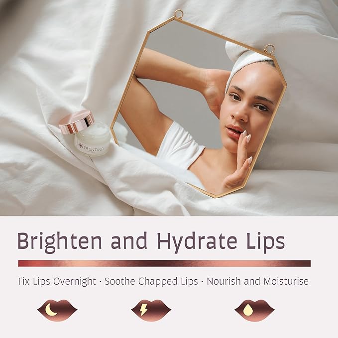 Restore & Plump Coconut Lip Balm – Lip Hydration with Collagen Peptide & Shea Butter & Vitamin E – Lip Plumper/Mask - Lip Repair for Dry Cracked Lips