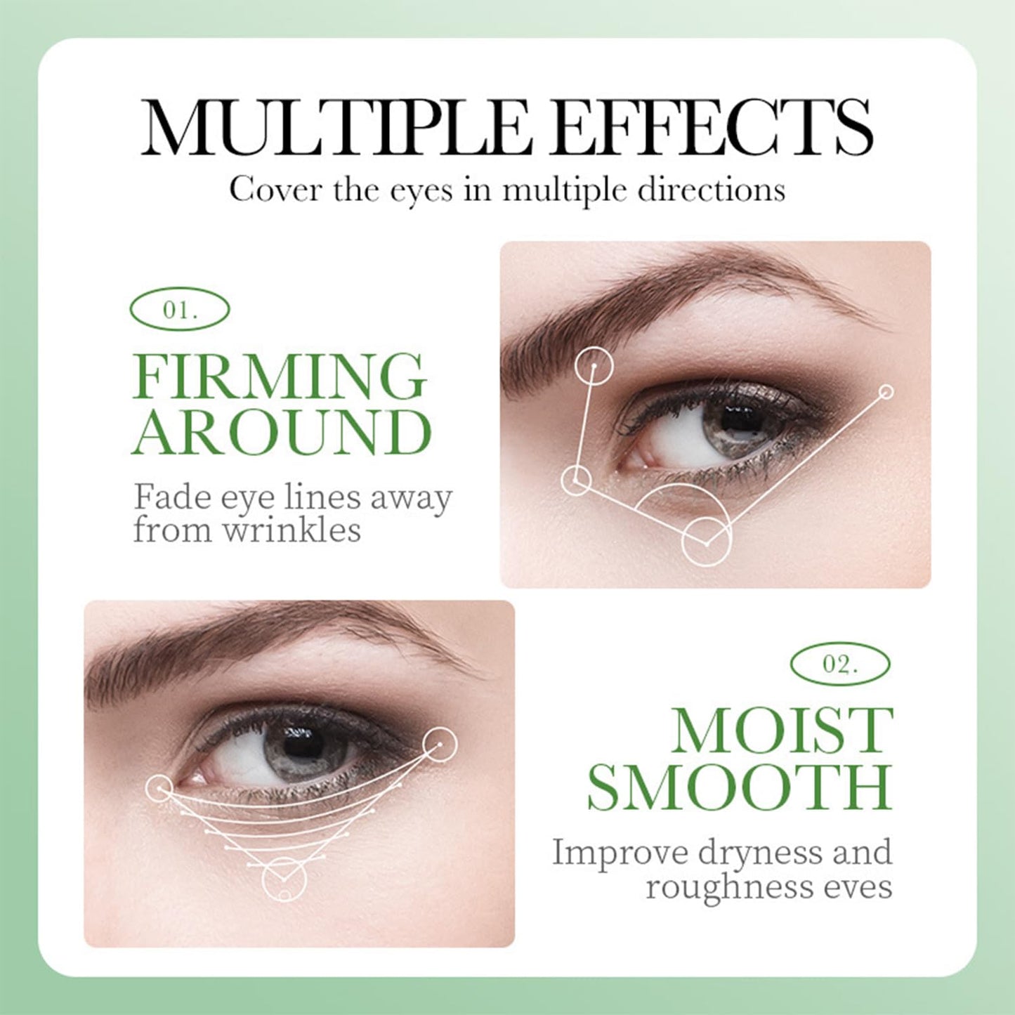 Aloe Vera Eye Masks - 60 PCS Under Eye Patches for Puffy Eyes and Dark Circles Treatments - Hydrating Eye Mask Skincare, Eye Gel Pads for Eye, Reduce Wrinkles and Fine Lines, Improve and Firm Eye Skin