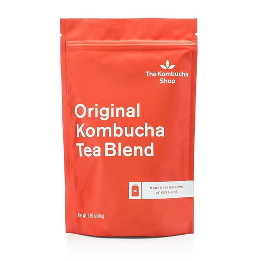 The Kombucha Shop - Original - Organic Black & Oolong Loose Leaf Tea Blend - Makes 10 Gallons of Kombucha Tea