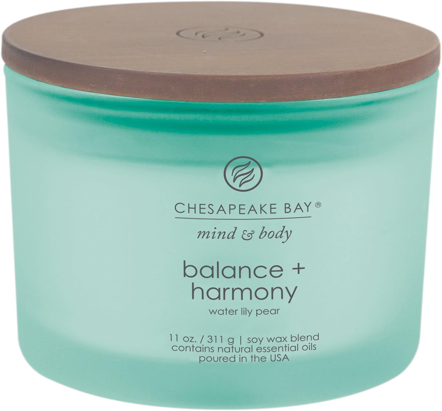 Chesapeake Bay Candle Scented Candle Balance + Harmony (Water Lily Pear) Coffee Table Home Décor