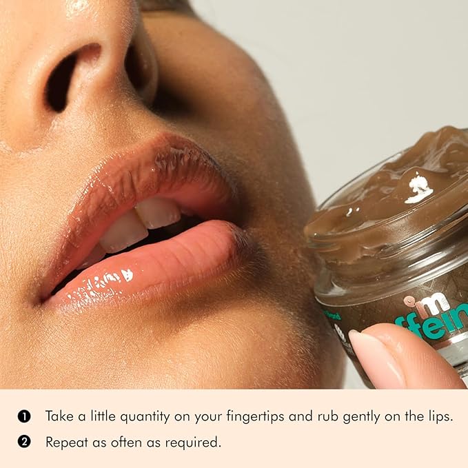 mCaffeine Deep Moisturizing Choco Lip Balm for Healing Dry & Chapped Lips - 24 Hrs Moisturization | Lip Care for Men & Women with Cocoa Butter & Hazelnut Oil | Natural & Vegan (12gm)