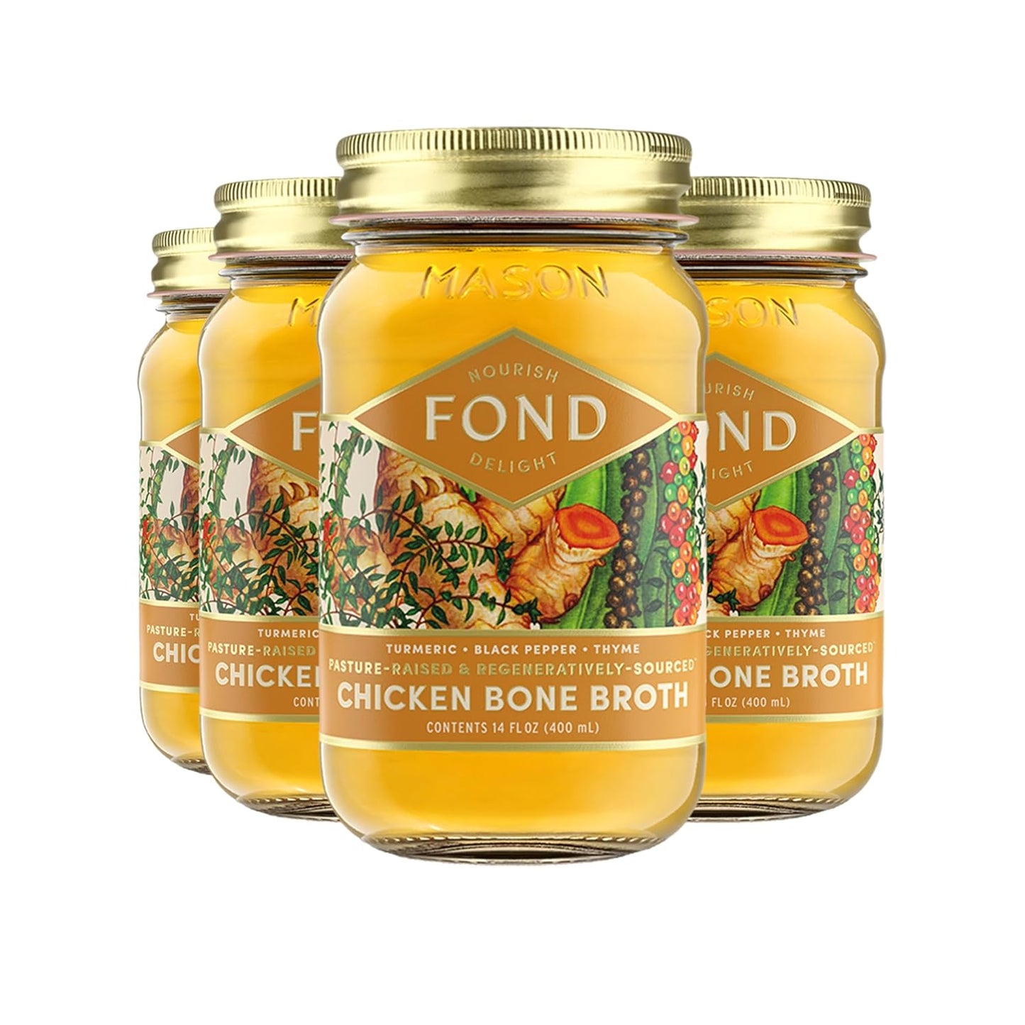 FOND Pasture-Raised Regenerative Chicken Bone Broth