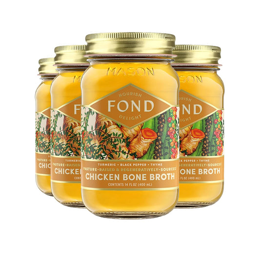 FOND Pasture-Raised Regenerative Chicken Bone Broth