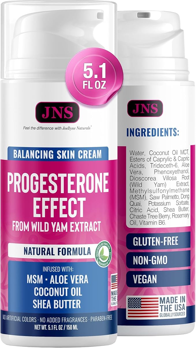 Joellyne Naturals Wild Yam & Dong Quai Cream 3000 mg, 5.1 oz