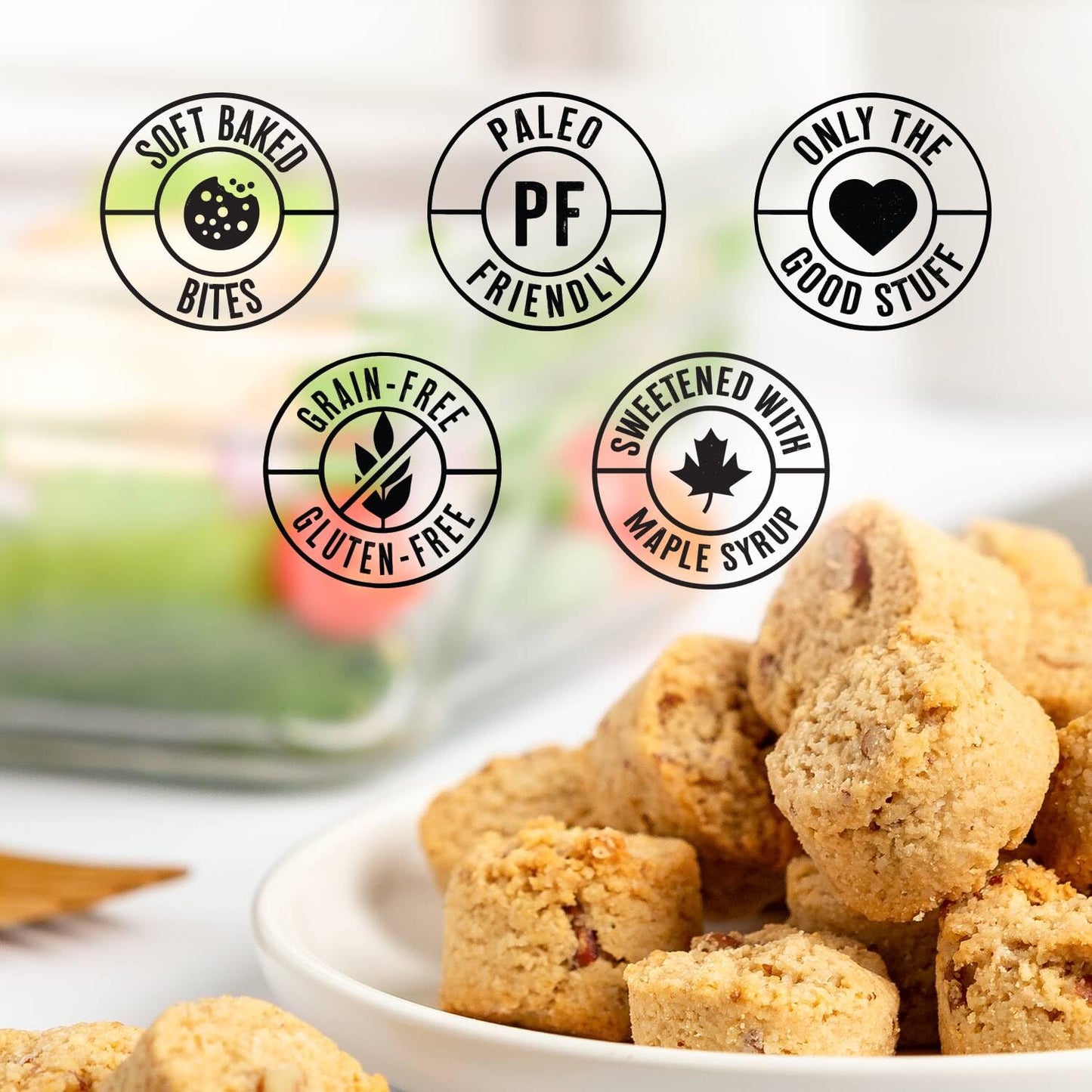 Ona Cookies Top Variety 4-pack, Ready to eat, Gluten free, Grain free, Dairy free, Paleo