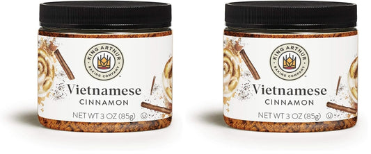 King Arthur Flour, Vietnamese Cinnamon, Certified Kosher, Nut-Free, 3 Ounces (Pack of 2)