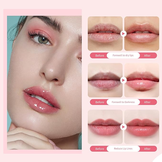 Lip Sleeping Mask Overnight Moisturizer Balm, Berry Lip Mask, Day and Night Repair Lip Balm for Improves Dryness Cracked, Moisturize Nourish Lip Scrubs Exfoliate Reduce Lip Lines (Avocado)