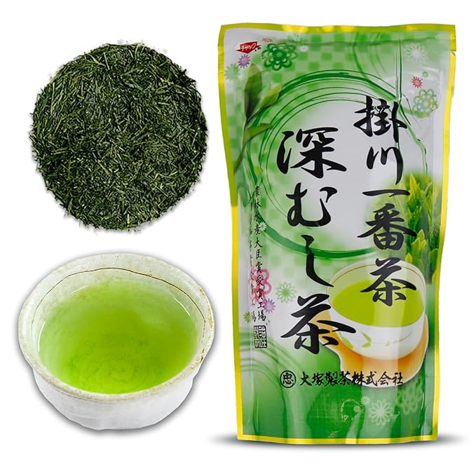 Otsuka Green Tea Co - First Spring Blend – Authentic Japanese First Harvest Kakegawa Number One Deep Steam Sencha Green Tea 300g - Direct Imported From Japan Kakegawa City