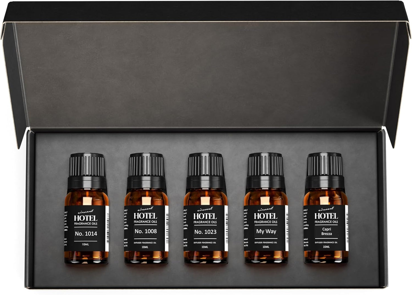 AirScent Hotel Diffuser Oil Gift Set - Buyers’ Best Picks - 10 mL, 0.34 fl oz Hotel Fragrance Oil Gift Set - Inspired by The Baccarat NYC, My Way and Capri Brezza and Other Hotel Scents