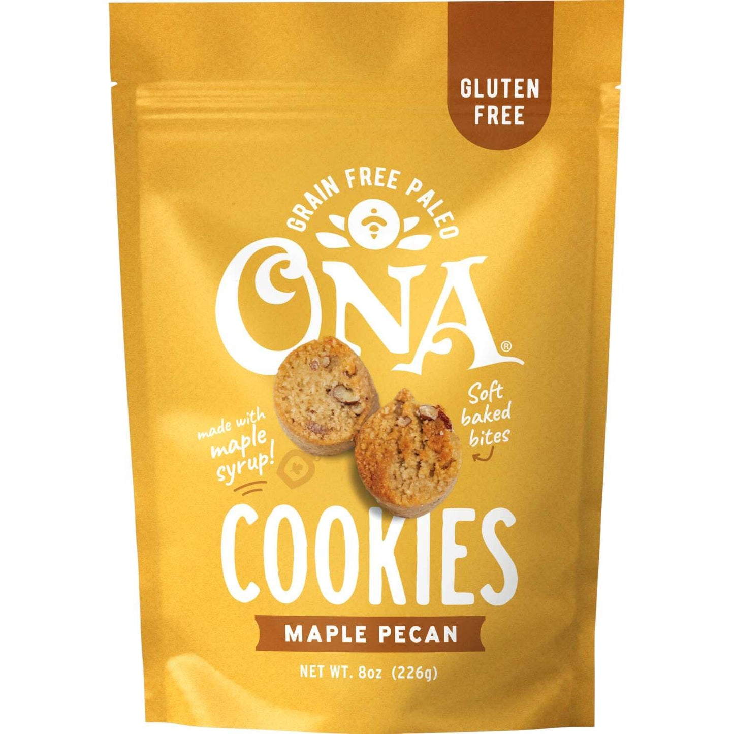 Ona Cookies Top Variety 4-pack, Ready to eat, Gluten free, Grain free, Dairy free, Paleo