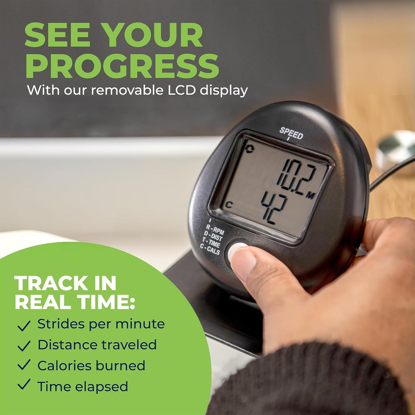 DeskCycle Under Desk Bike Pedal Exerciser - Stationary Bikes for Home & Office - Standard and Adjustable Height Versions