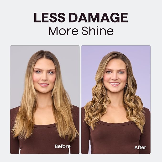 Wavytalk 5 in 1 Curling Wand Set, Multi Curl, Curling Wand Set with Thermal Brush and 4 Interchangeable Ceramic Curling Wand(0.5”-1.25”), Instant Heat Up Wand Curling Iron (Rose Gold)