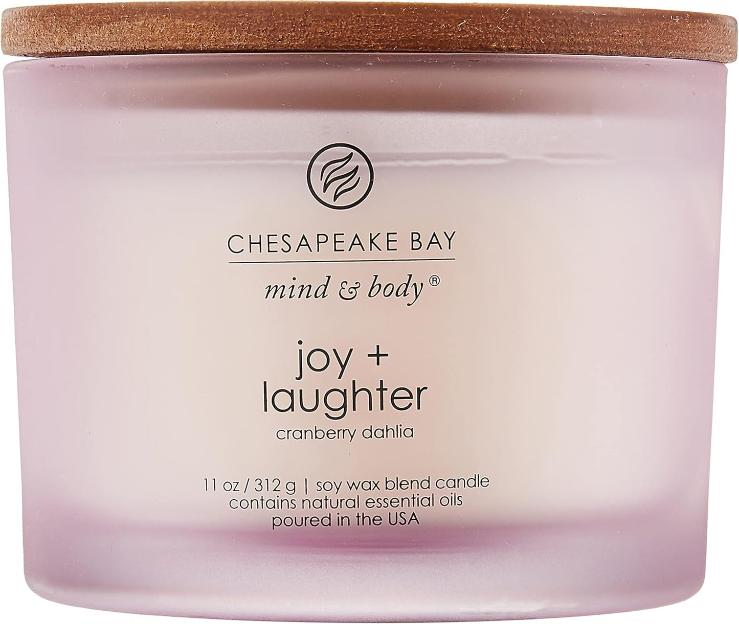 Chesapeake Bay Candle Scented Candle Joy + Laughter (Cranberry Dahlia) Coffee Table Home Décor