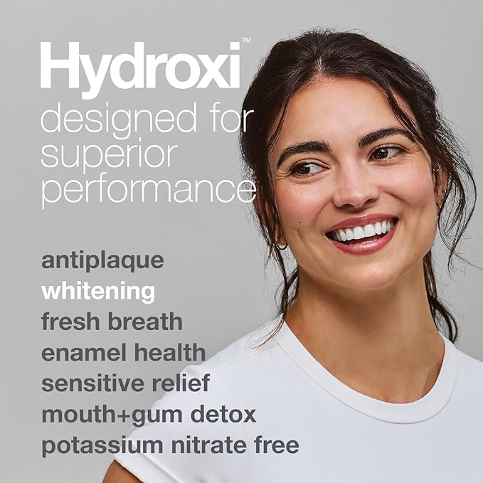Davids Hydroxi Fluoride Free Nano Hydroxyapatite Toothpaste for Remineralizing Enamel & Sensitive Relief, Whitening, Antiplaque, SLS Free, Natural Peppermint, Made in USA, 1.75oz (Travel Size)