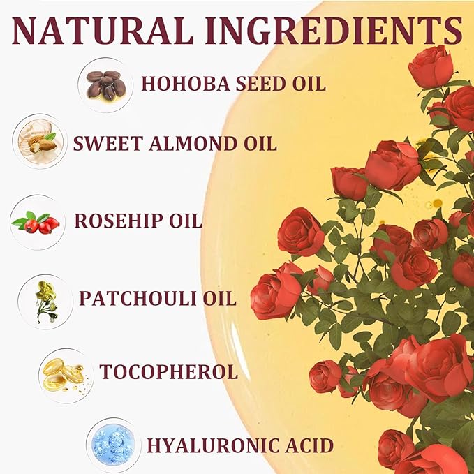 Magic Body Firming Oil, Luxury Body Oil for Crepe Skin, Tightening & Hydrating Body Oil After Shower with Vitamin E and Rosehip, Non-Greasy Body Serum Oil for Thighs, Arms, Chest, 100ML / 3.38 Fl Oz