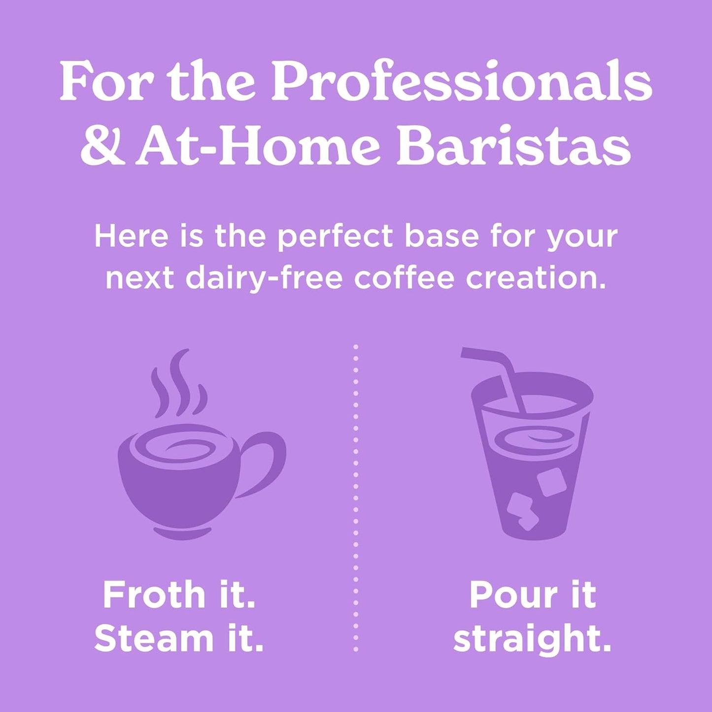 Califia Farms – Vanilla Oat Barista Blend Oat Milk, 32 Oz (Pack of 6), Shelf Stable, Dairy Free, Plant Based, Vegan, Gluten Free, Non GMO, Milk Frother, Creamer, Blue