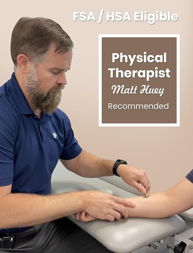 lifechill Trigger Point Massage Tool for Deep Tissue Massage & Gua Sha, Muscle Scraper Tool for Full Body Pain Relief, Thumb Saver Acupressure Tool, FSA HSA Eligible