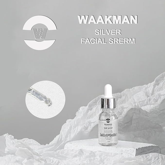 Luxury Skin Care Silver Solution, Facial Cream, Moisturizer, Toner and Serum