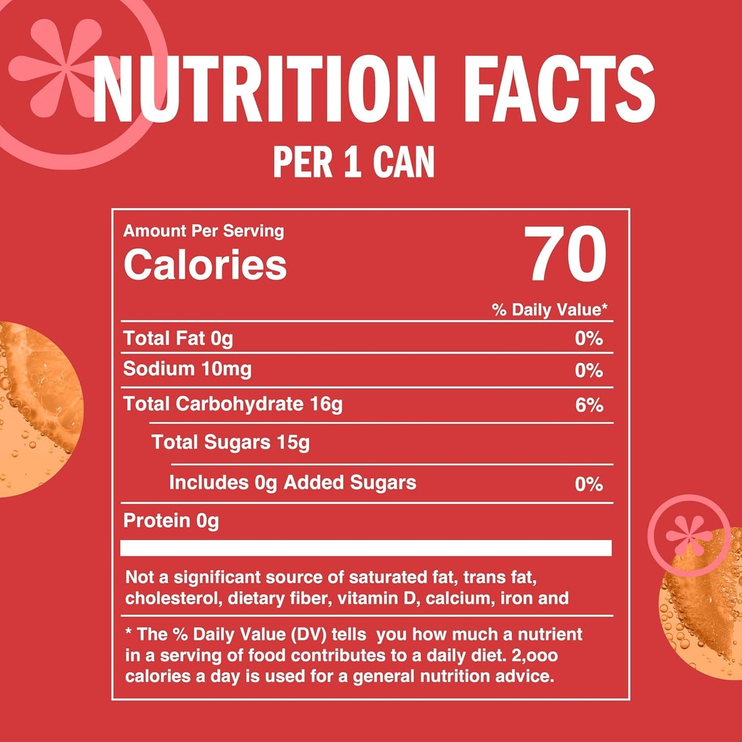 IZZE Sparkling Water Juice Beverage Blend, Grapefruit, No Sugar Added, 8.4 FL OZ, 24 Cans