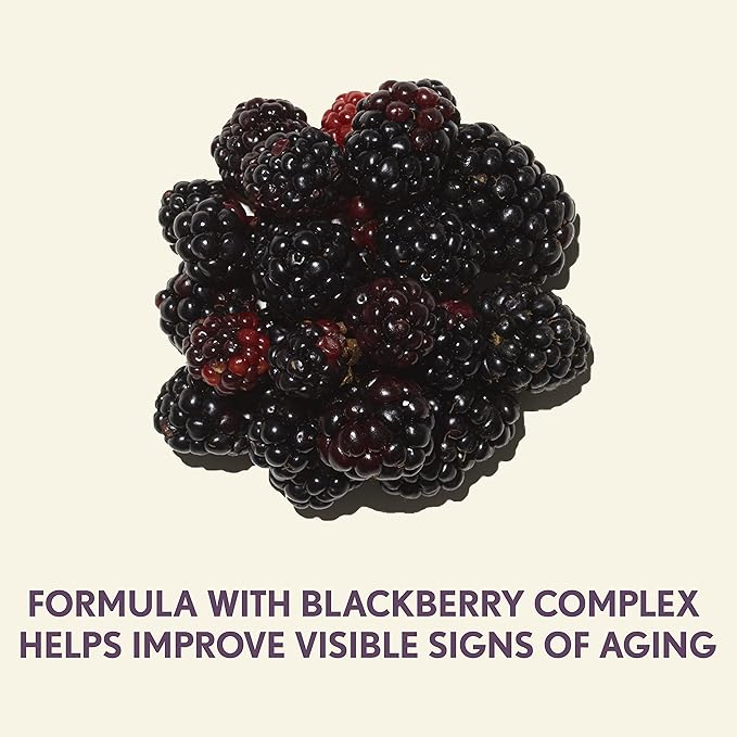 Aveeno Absolutely Ageless 3-in-1 Anti-Wrinkle Eye Cream for Fine Lines & Wrinkles, Crows Feet, & Under-Eye Puffiness, Antioxidant Blackberry Complex, Hypoallergenic, Non-Greasy, 0.5 oz