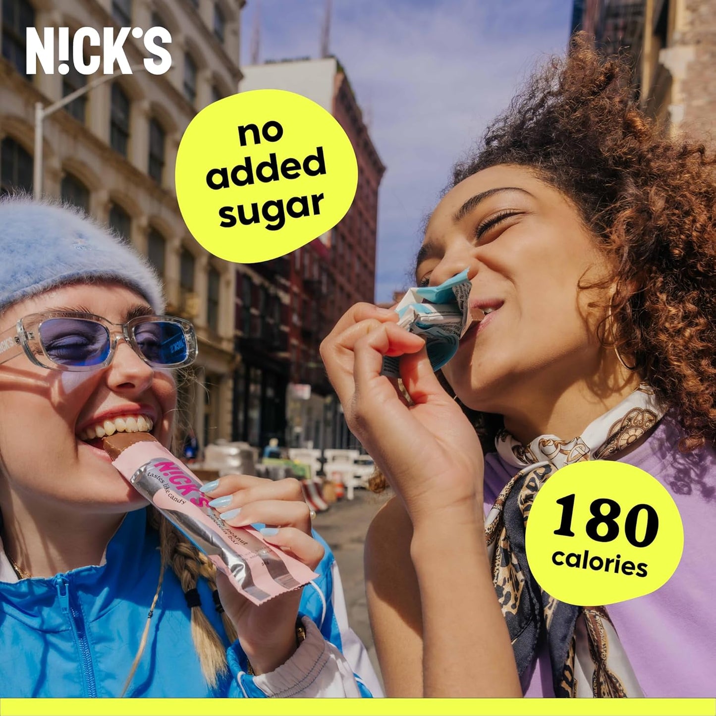 NICKS Peanuts n fudge Keto Chocolate Candy Bars No Added Sugar 180 Calories, 3.0 Net carbs, Gluten Free Sweets Low carb Candy Snack Bar (Multipack 15x40g)