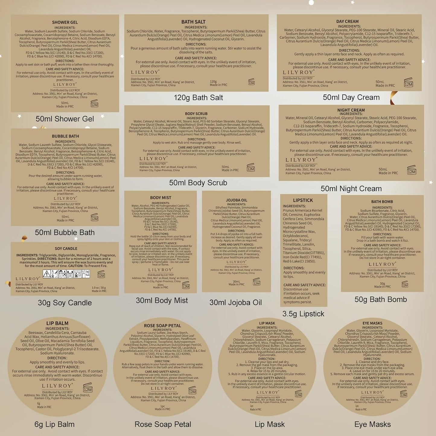 24Pcs Happy Birthday Gifts for Women Mom - Luxury Birthday Presents Spa Gift Set, Bath and Body Gift for Sister Girlfriend Wife Grandma with Necklace, Birthday Gift Set Idea for Women Female Friends