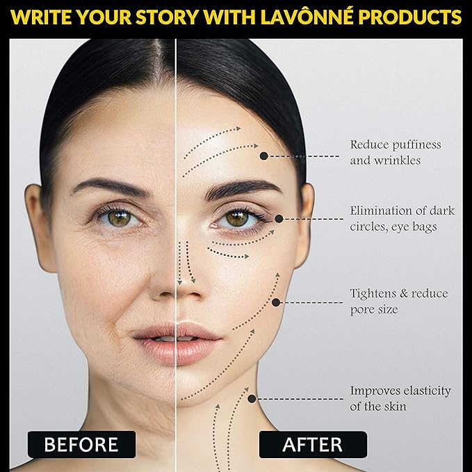 100% Authentic Amethyst Mother's day Gift Set Amethyst Eye Mask Amethyst Jade Roller & Gua Sha Set Facial Mask Instant Puffiness promote relaxation and relief stress.