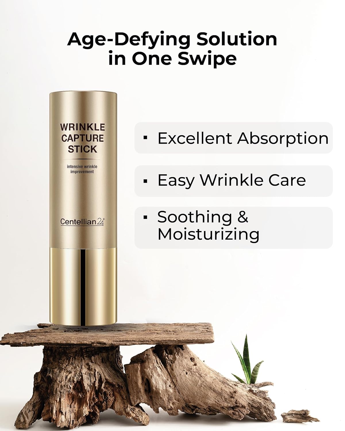 CENTELLIAN 24 Madeca Wrinkle Capture Stick (0.4oz) - Multi Balm Stick for Wrinkles & Fine Lines. Korean Skincare, Eye Cream & Moisturizer by Dongkook. Centella Asiatica, Ceramide, Collagen. ( Wrinkles & Fine Lines)