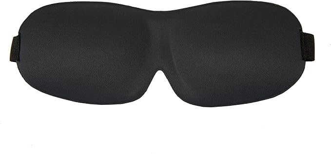 Travelon Eye Mask, Black, 8 x 3