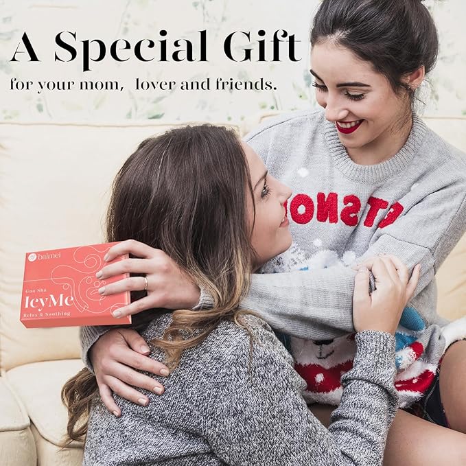 BAIMEI Stainless Steel Gua Sha for Self Care, Metal Gua Sha Facial Tool, Guasha Tool for Face and Body Treatment, Back Muscles Pain Relief, Gift for Men Women