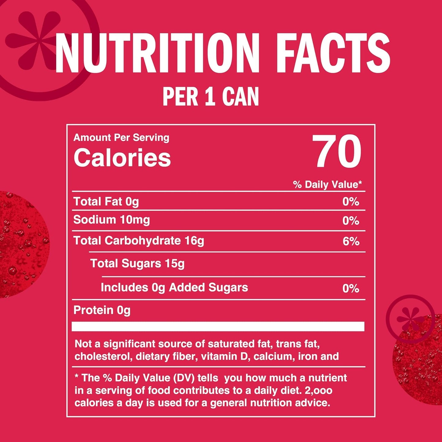 IZZE Sparkling Water Juice Beverage Blend, Pomegranate, No Sugar Added, 8.4 FL OZ, 24 Cans