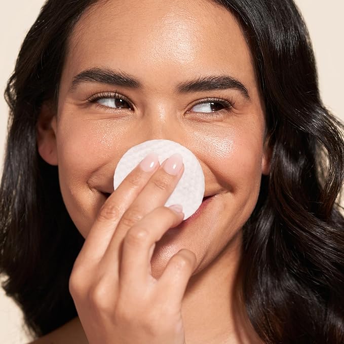 Barefaced Glow Peel Pads (60 Count) - Deep Exfoliating Face & Body Pads with 15% Glycolic Acid, Squalane & Vitamin E - Smooths Texture, skincare