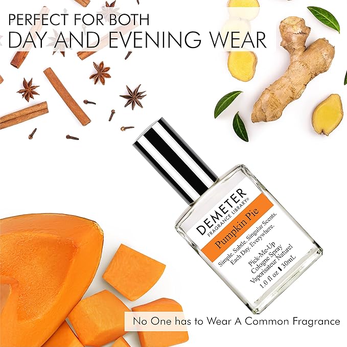 DEMETER Pumpkin Pie, 1 oz Cologne Spray, Perfume for Women and Men