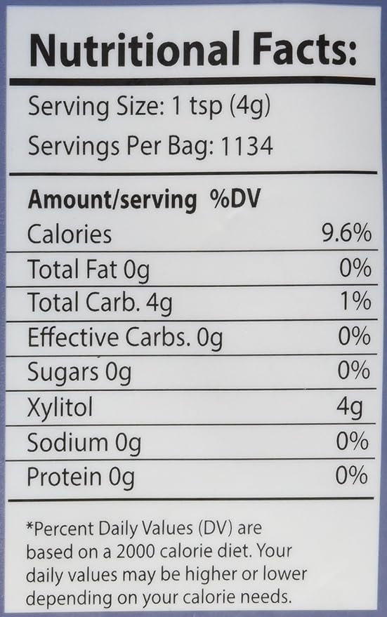 Health Garden Birch Xylitol Sweetener - Non GMO - Kosher - Made in the U.S.A. - Keto Friendly (10 lbs)